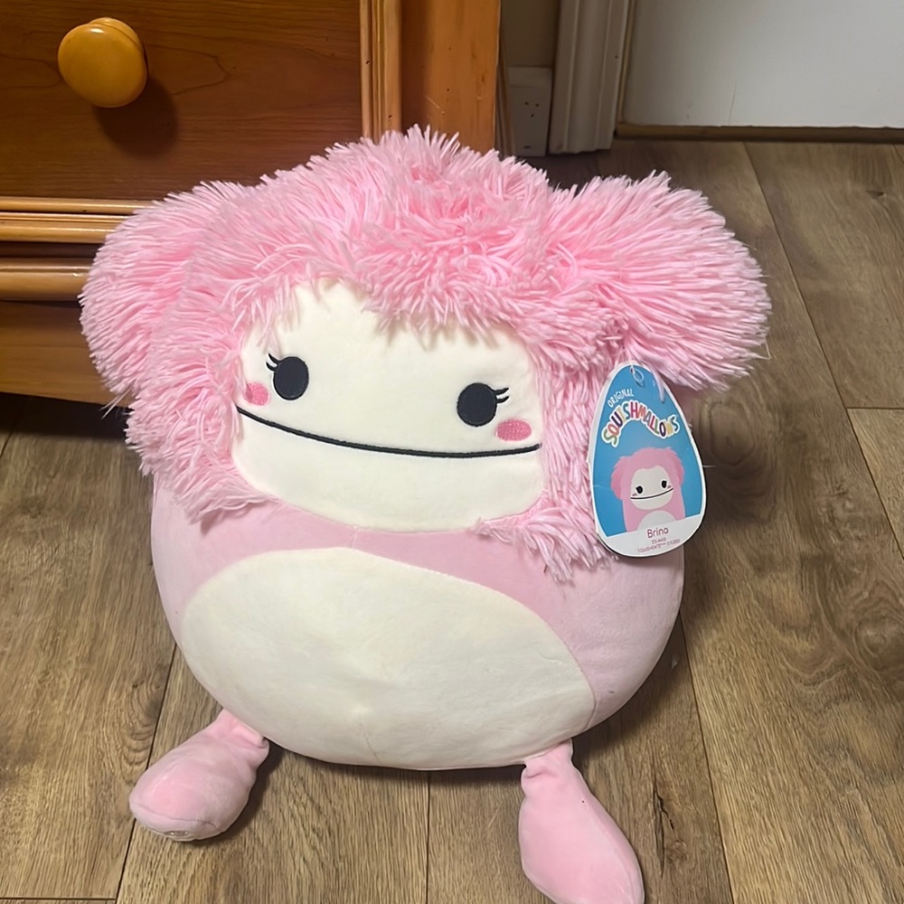 12” brina with tag (squishmallow)